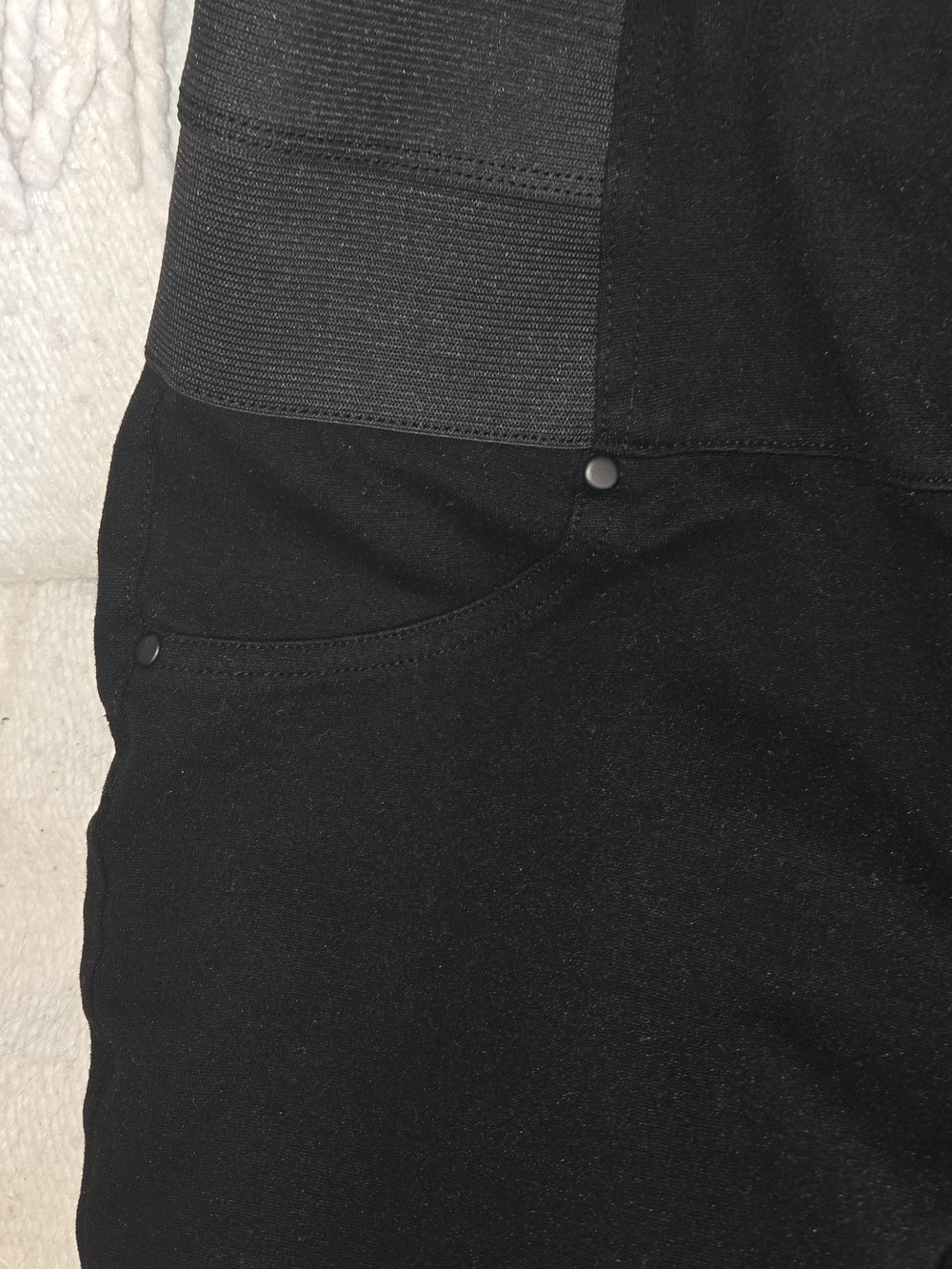 Ci Sono Black High-Waisted Stretch Work Pants Size M - Picture 5 of 5